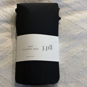 J. Jill charcoal microfiber Tights